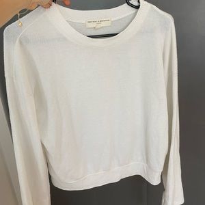 Urban outfitters long sleeve white sweater